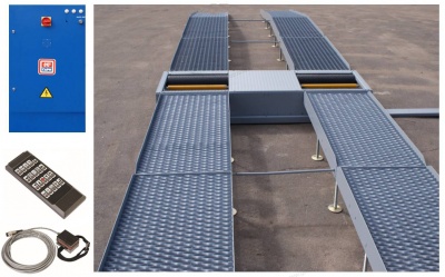 Напольный роликовый тормозной стенд для легковых а/м ГАРО СТС-4-СП-14