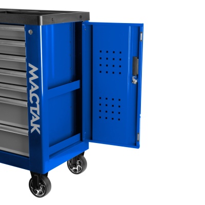 Тележка инструментальная, 7 выдвижных ящиков, "НОВА", синяя МАСТАК 521-07580B
