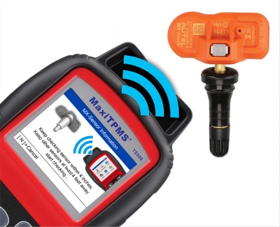 Датчик TPMS Autel MX-1 433МГц+315МГц, быстрофиксируемый, программируемый, обрезиненный