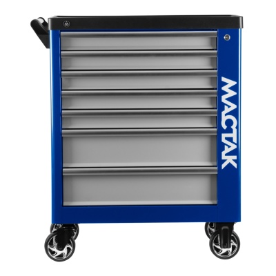 Тележка инструментальная, 7 выдвижных ящиков, "НОВА", синяя МАСТАК 521-07580B