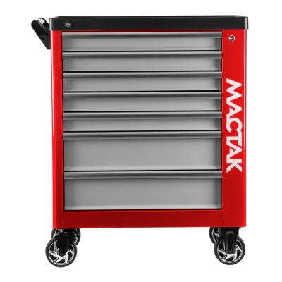 Тележка инструментальная, 7 выдвижных ящиков, "НОВА", красная МАСТАК 521-07580R