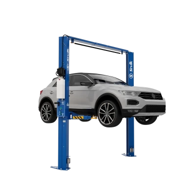 Двухстоечный электрогидравлический подъемник SIVIK ПГА-4300-КЕ синий RAL5017