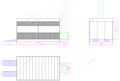 Пост подготовки к окраске с креплением к потолку NORDBERG NB100B с основанием