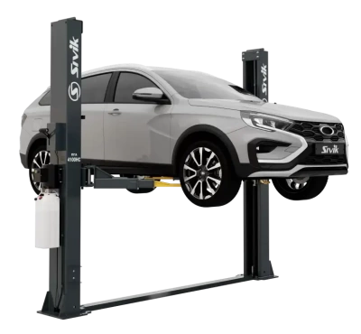 Двухстоечный электрогидравлический подъемник SIVIK ПГА-4100-НС (3+3) серый RAL7016