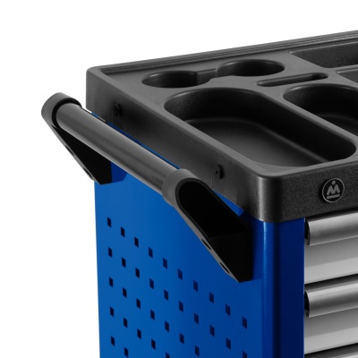 Тележка инструментальная, 7 выдвижных ящиков, "НОВА", синяя МАСТАК 521-07580B