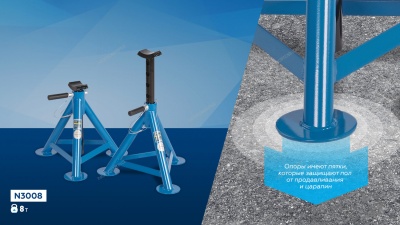 Подставка страховочная 8 т  (комплект 2 шт.) NORDBERG N3008
