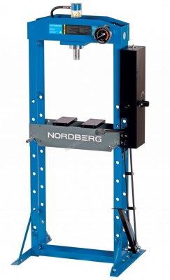 Пресс гидравлический напольный 15 т NORDBERG N3615F с ручным и ножным приводом