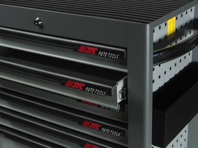 Тележка инструментальная 7 секций серая JTC-S1074