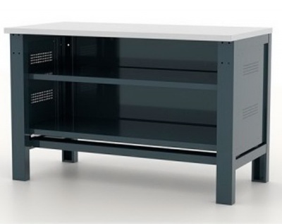 Верстак слесарный бестумбовый c 2 полками Ferrum Premium 11.311