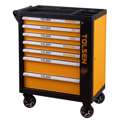 Набор инструментов 157 предметов, "BOXER", в черной тележке, в комплекте гайковерт TT73362 TOLSEN TT85415P