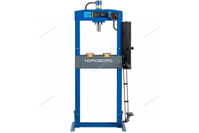 Пресс гидравлический напольный 20 т NORDBERG N3620F с ручным и ножным приводом