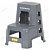 Табурет-стремянка, 2 ступени, серый NORDBERG TL35G