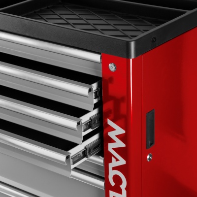 Тележка инструментальная, 7 выдвижных ящиков, "НОВА", красная МАСТАК 521-07580R